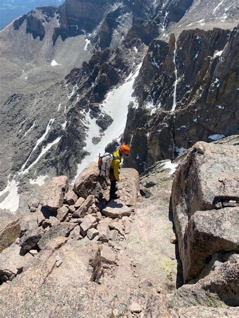 Two climbers stranded overnight on Longs Peak safe after rescue on treacherous eastern face